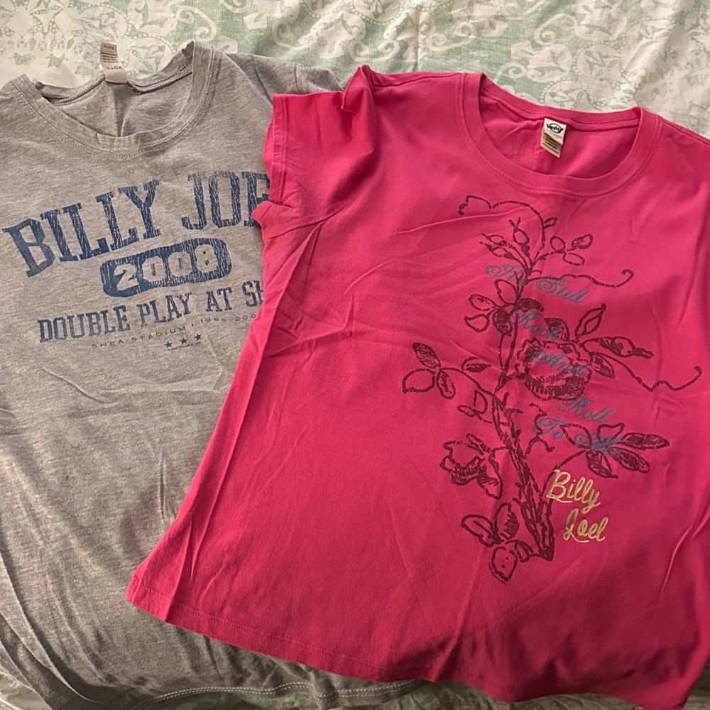 Set of 2 Billy Joel Concert Tees